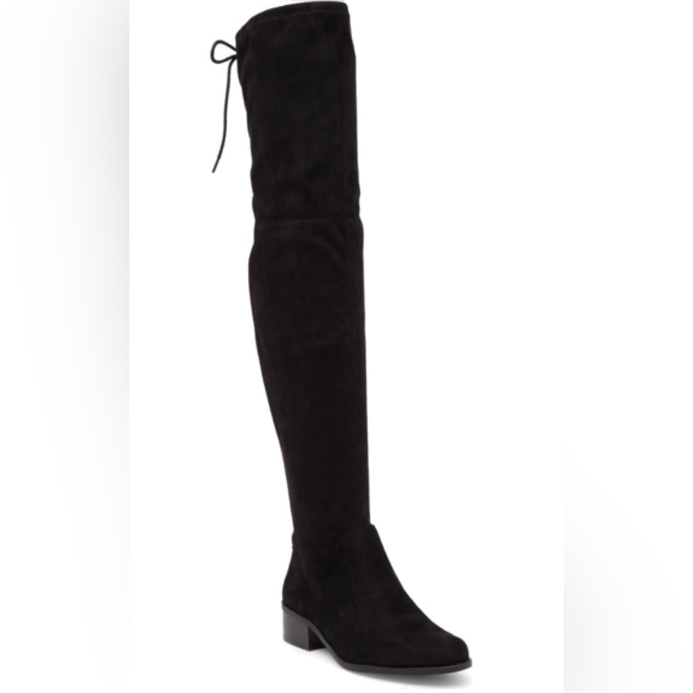 Over the knee knit boots